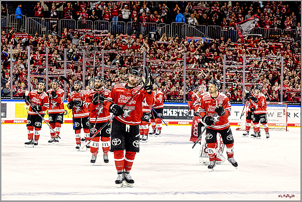 PENNY DEL Viertelfinale Spiel 6;  Koelner Haie - Adler Mannheim; Koeln, 26.03.2023